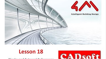 4MCAD v.16 English - Lesson 18/55 - Blocks and External References