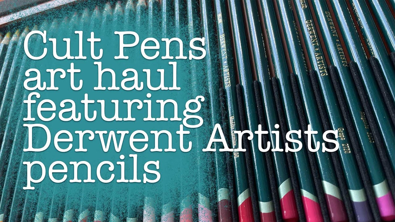Cult Pens Art Haul featuring Derwent Artists pencils 120 set - YouTube