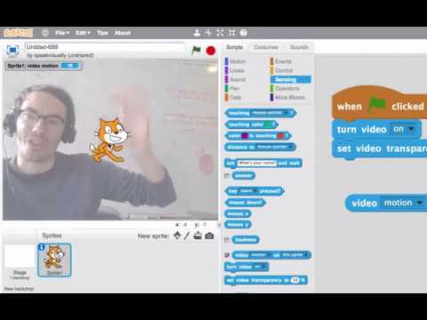 Tutorial: Video Sensing in Scratch