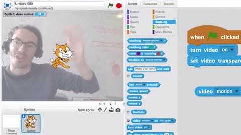 Video Sensing in Scratch | Tutorial