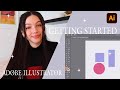 How To Start Using Adobe Illustrator! (tutorial + tips)
