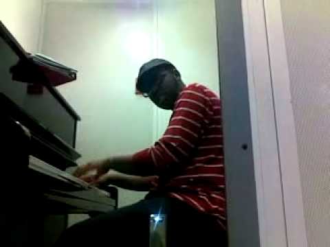 South African Jazz Music Student: Ntando Ngcapu, Jazz piano solo, Berklee Practice rooms.