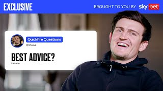 Harry Maguire's 10 Questions with Gary Neville | Overlap Xtra