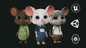 Preview - GAME-READY 3D Character - Mouse John