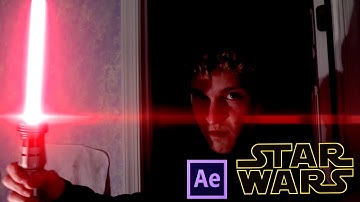Starwars: Red Lightsaber and Force Push - After Effects + Videocopilot