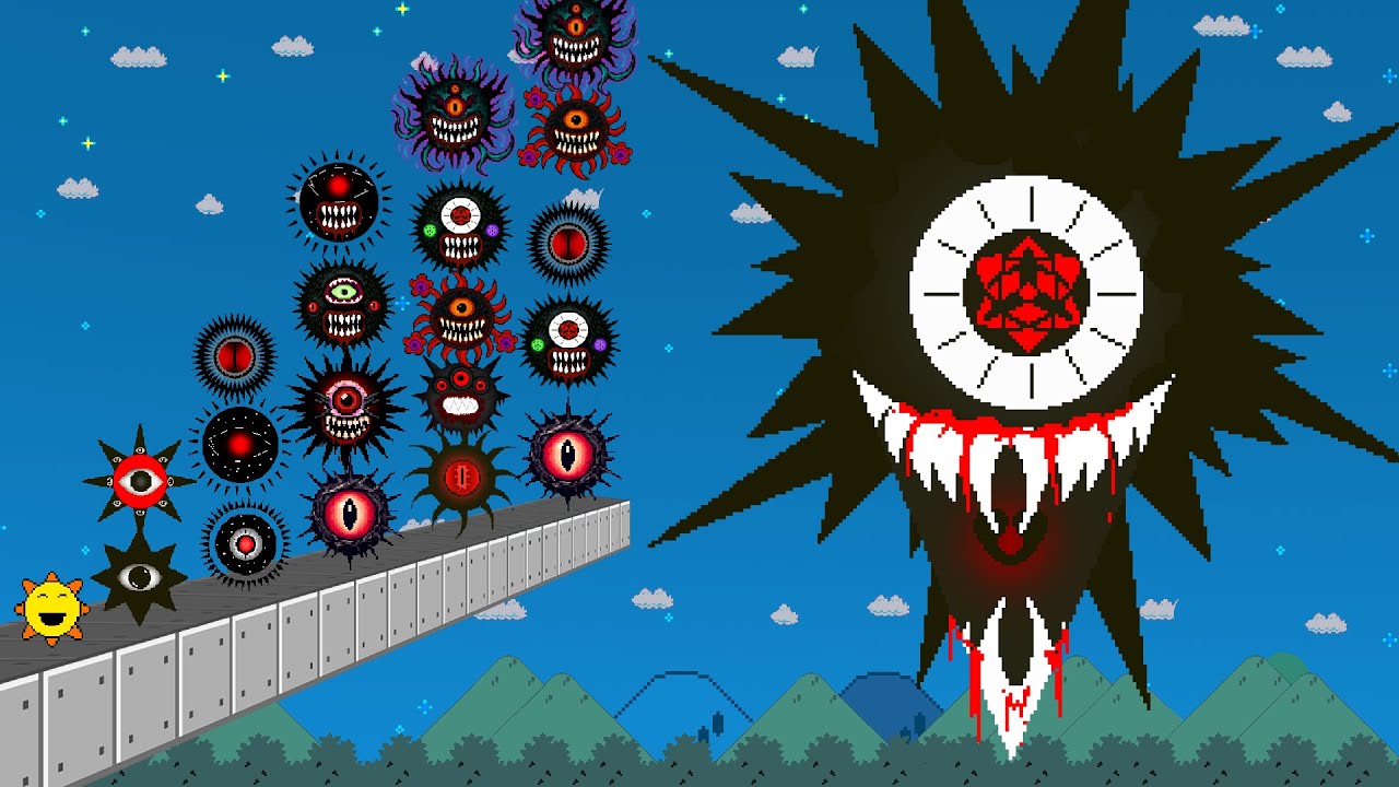 Mario's Hardest Challenge - Mario ESCAPES Sprunki Mr.Sun Phase 3 to 24 | GM Stories