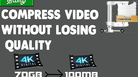 How To Compress Large Video Size | 💗Handbrake Tutorial in Tamil💗 by Eco gaming tamil