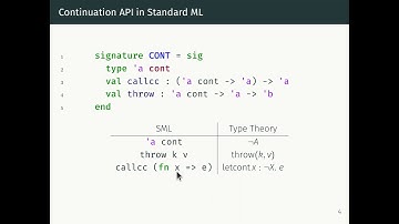 Lecture 11: Applications of Continuations, and Introduction to Dependent Types