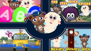 Wheels On The Bus  |  Hickory Dickory  |  ABC and more Nursery Rhymes