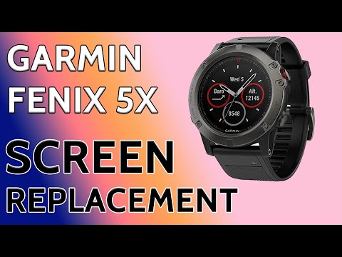 Tutorial How to Repair Replace Broken Screen on Garmin Fenix 5X