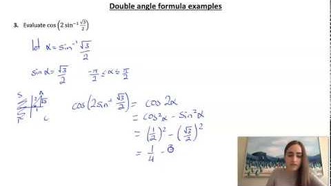 Double angle formula examples