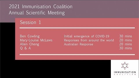 2021 Annual Scientific Meeting -Session 1