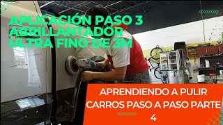 Aprendiendo a pulir carros paso a paso parte 4 (usando solo paso Numero 3)06068 3m.