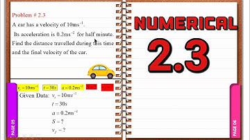 Numerical 2.3 | 9th Physics Chapter 2 numericals #9th #physics #chapter2 #numerical2.3