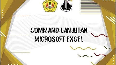 Pemrograman Komputer - Modul 6 - Command Lanjutan Microsoft Excel