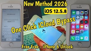 How To iPhone 6 iCloud Unlock - iPhone 6 iOS 12.5.8 iCloud Bypass Free 2026