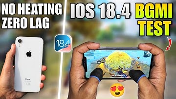 iPhone XR iOS 18.4 Bgmi Test / Zero Lag ? / Should You Update ? / iPhone Xr Pubg Test In 2025