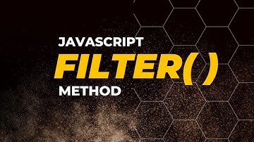Javascript Filter Method Explained