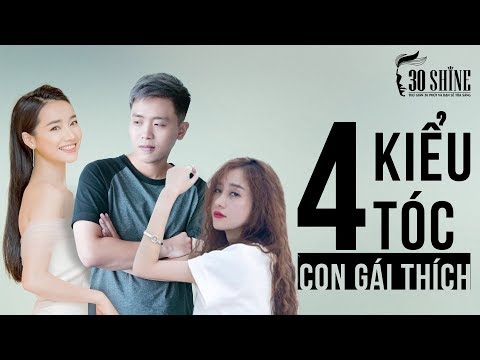 Muốn Dễ Dàng Có Bạn Gái Hãy Để 4 Kiểu Tóc Nam Này | Bí Quyết Đẹp Trai Số 104 | 30Shine TV | kieu toc de