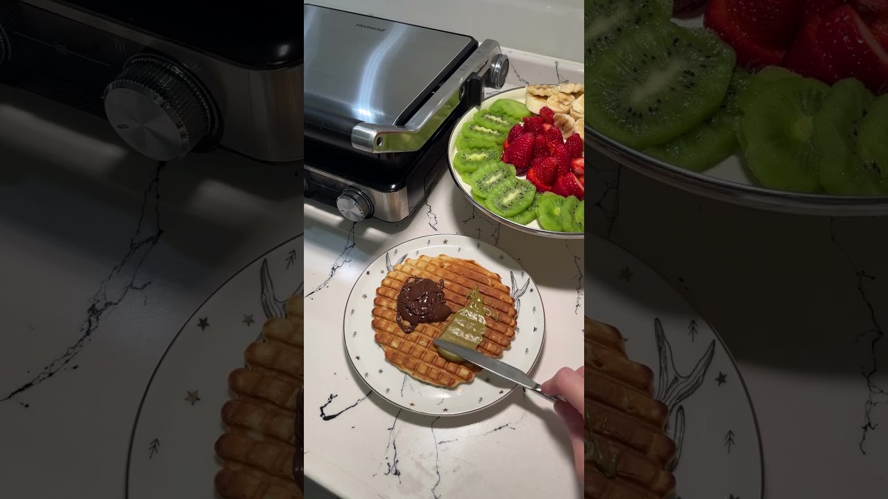 Pratik, hızlı ve her lokmada mutluluk veren bir waffle yapmak ister misiniz? 🧇 #masterchef Pratik, hızlı ve her lokmada mutluluk veren bir waffle yapmak ister misiniz? 🧇 #masterchef