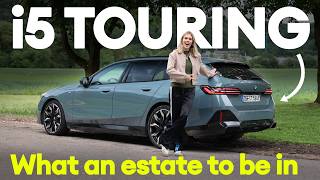 NEW BMW i5 TOURING : Driving the best electric estate in the world ! | Electrifying
