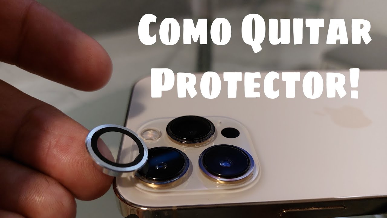 Como Quitar Protector de Camara (iPhone 13) 