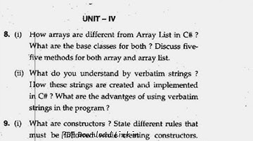 BCA 6th Sem Introduction to dot Net Question Paper