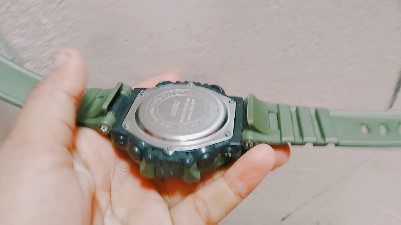 Army alarm digital watch YouTube