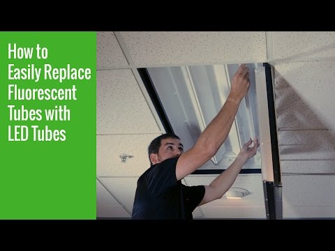 How to Easily Replace Fluorescent Tubes with LED Tubes