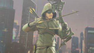 DC collectibles Arrow from the tv show Arrow Stephen Amell action figure review