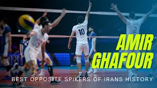 amir ghafour The star of Iran's national volleyball team امیر غفور  بهترین قطر پاسور تیم ملی ایران