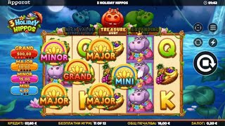 3 Holiday Hippos by Apparat Gaming |01|