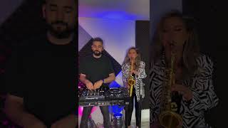 Lololo vs Tech House vs Sax Live #shorts @doniasax_doinaspatarusaxofon