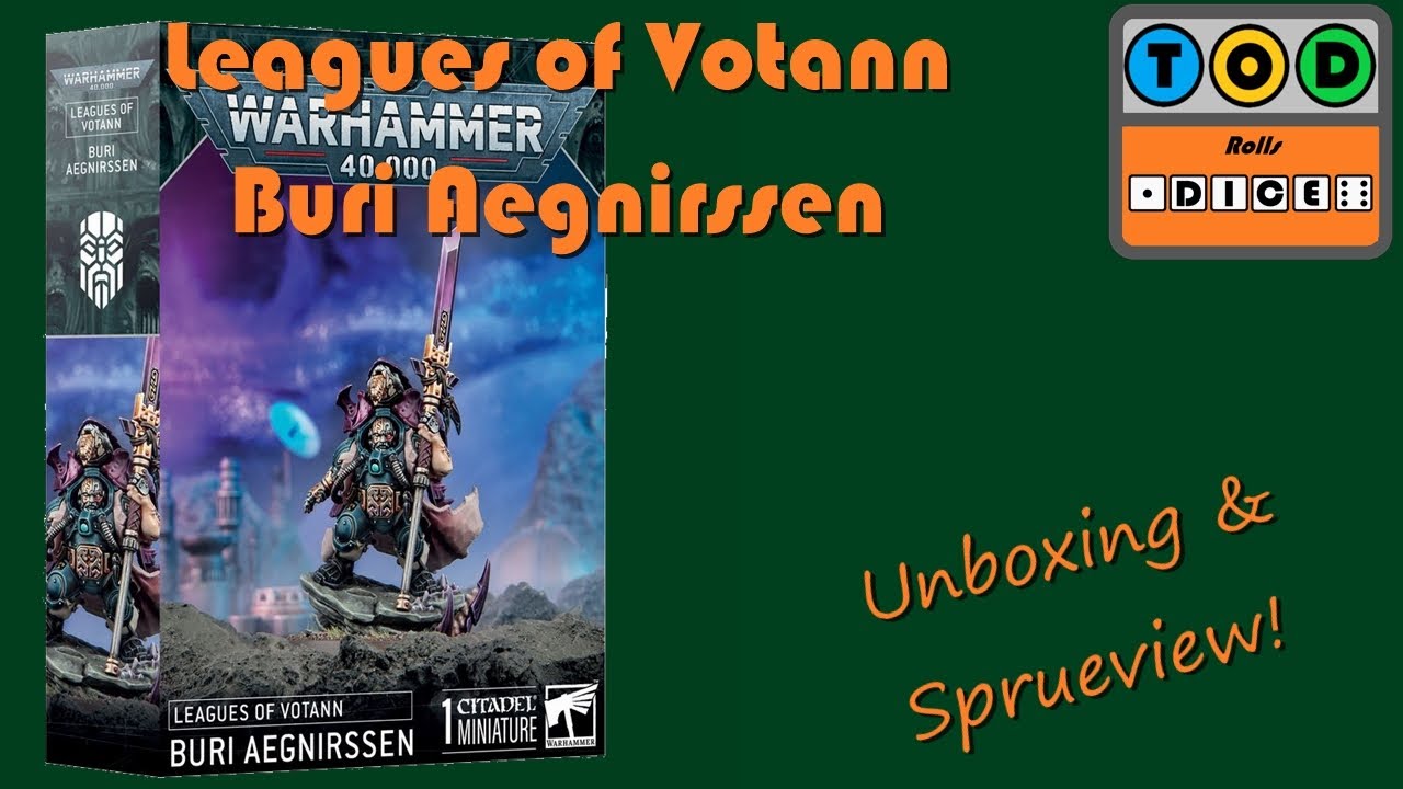 Warhammer 40 000 – Ligues De Votan – Buri Aegnirssen – Miniature Plastique – Tyranide Trophée – Kit à Monter Et Peindre