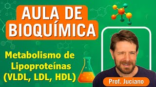 METABOLISMO DE LIPOPROTEÍNAS - VLDL, LDL, IDL e HDL. Aula completa.