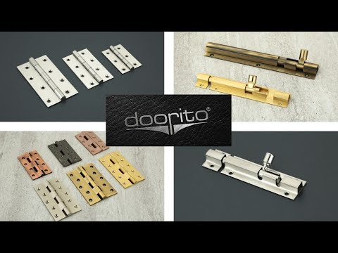 Doorito - Biggest Range in Brass | SS | Aluminum Hardware Fittings | Furniture Hardware