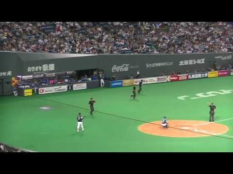 【リクエスト】検証結果を場内に知らせる責任審判笠原 札幌ドーム 2018/４/20