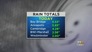 Tropical Storm Isaias Brings Over Six Inches Of Rain To Parts Of Maryland