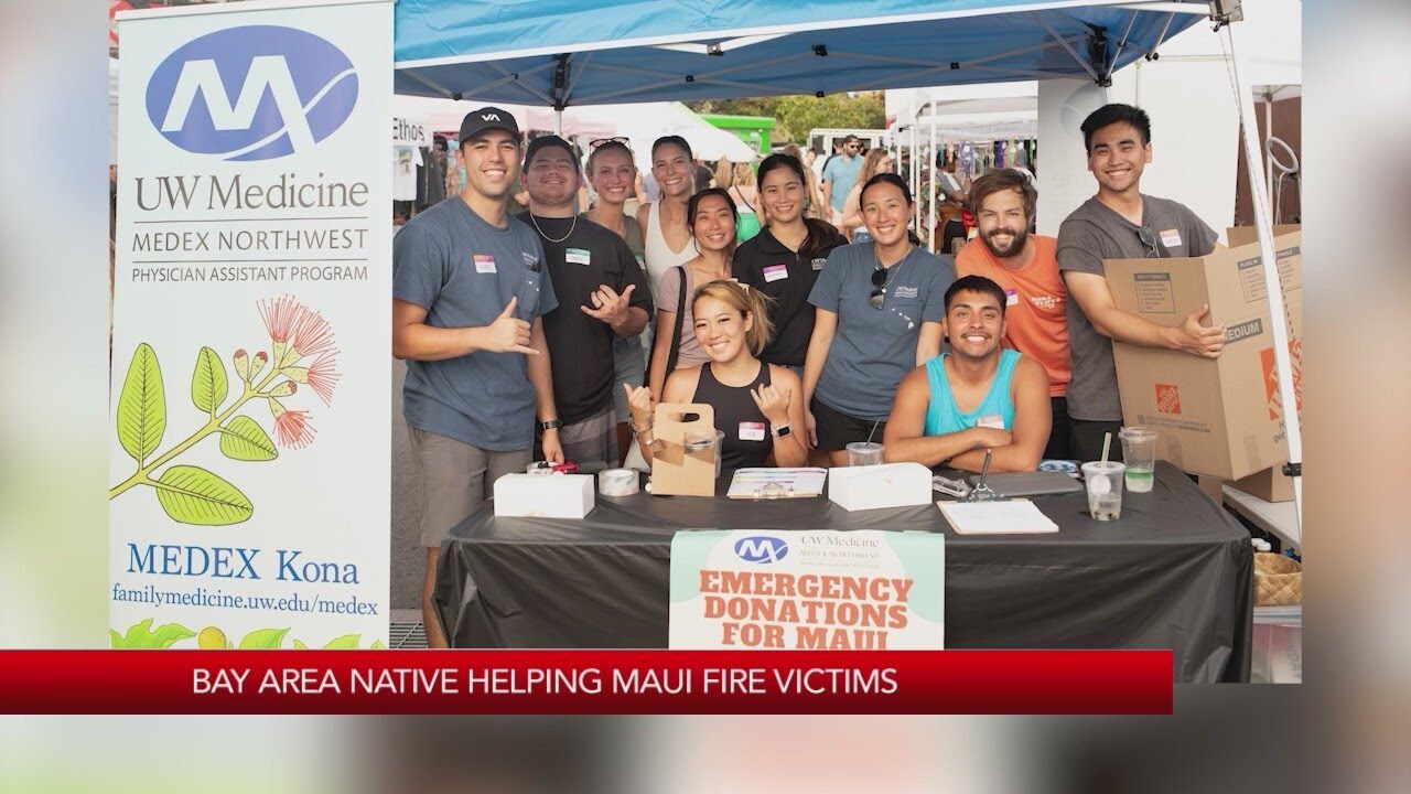 Bay Area native helping Maui fire victims