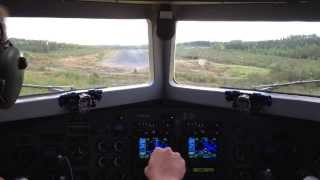 Landing in a DC3 with Turbine engines