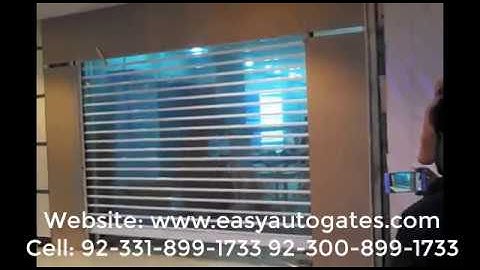 An Electric Roller Shutter Motorized Remote Control System Installation