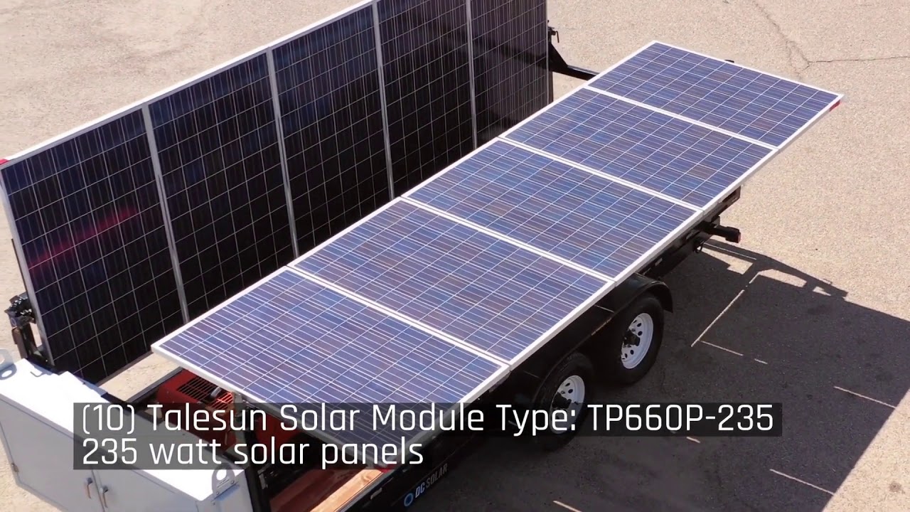 DC Solar Trailers - YouTube