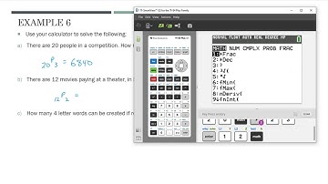 M30-1 11.1 Video 5 (Permutations on Calculator)