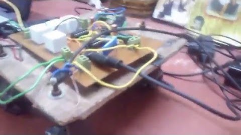 Robot control using DTMF technology