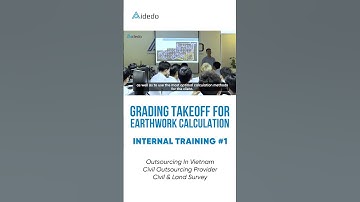 #1 AIDEDO INTERNAL TRAINING GRADING TAKEOFF FOR EARTHWORK CALCULATION