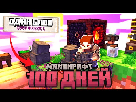 Я прожил 100 ДНЕЙ на ОДНОМ БЛОКЕ с 1000 модов. Беброк. #11