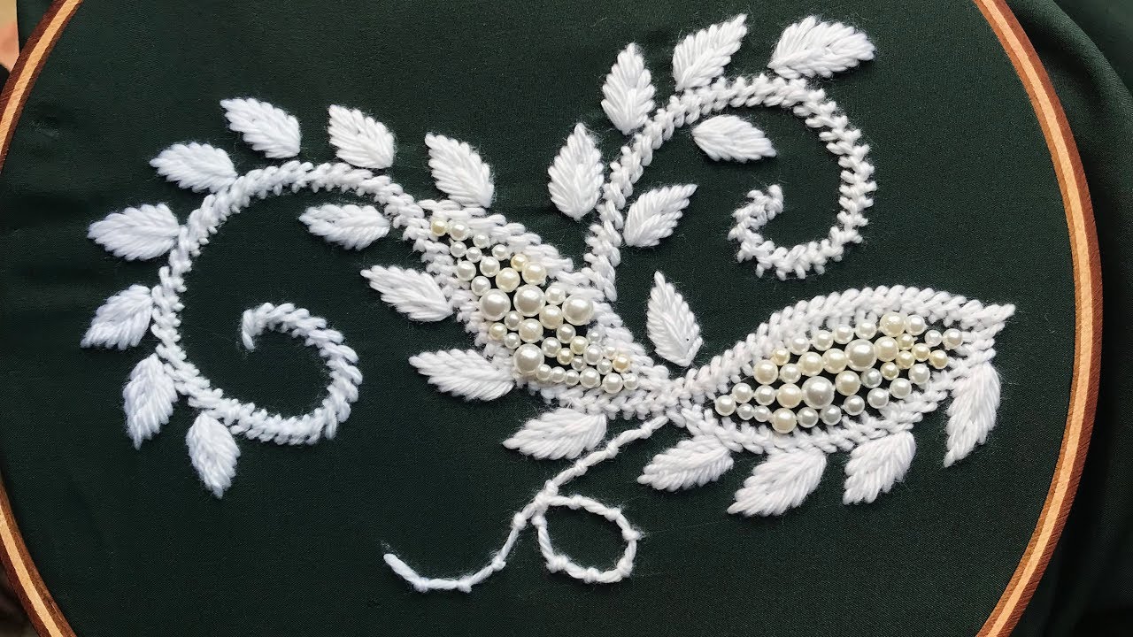 Hand Embroidery: Chemanthy Stitch - YouTube