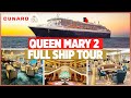 Cunard queen mary 2 full ship tour  post refit 2023