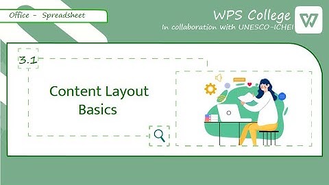 [WPS Office] Excel 3.1: Content Layout Basics [Tutorial]