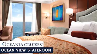 Oceania Marina | Deluxe Ocean View Stateroom Full Walkthrough Tour & Review | 4k